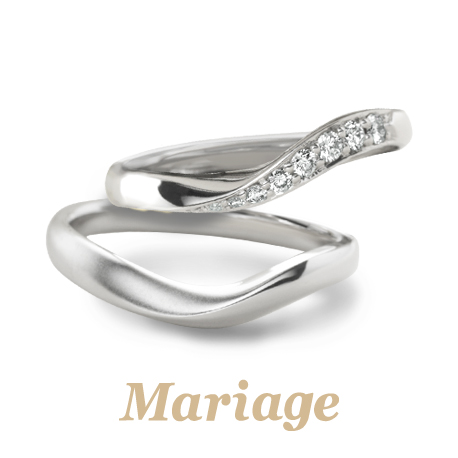Mariageentマリアージュエントの結婚指輪でシェリール