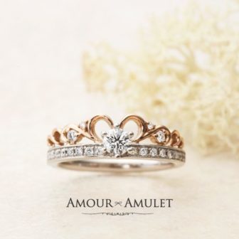 AMOURAMULETアムールアミュレットの婚約指輪でアザレア