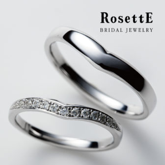 RosettEロゼットの結婚指輪でリップル