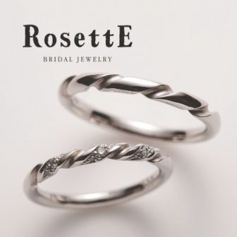 RosettEロゼットの結婚指輪でガーランド