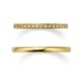 ORECCHIOオレッキオの結婚指輪でピピコレクションのLF844/845