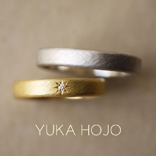 YUKAHOJOユカホウジョウの結婚指輪でウィーブ