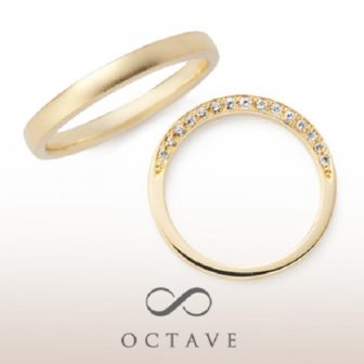 OCTAVEオクターヴの結婚指輪でエクラ