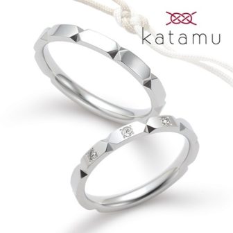 Katamuカタムの結婚指輪で折り紙