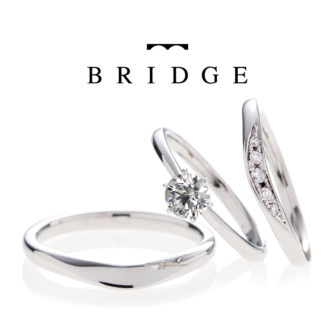 ブリッジの結婚指輪でライオンの橋