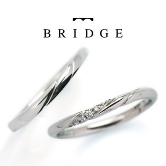 ブリッジの結婚指輪でゆきどけ