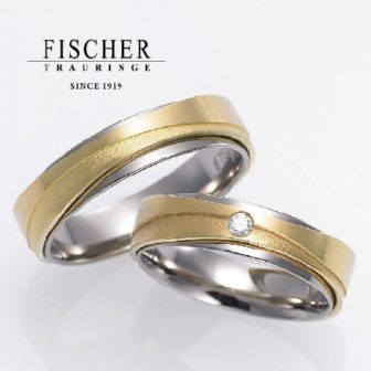 FISCHERフィッシャーの結婚指輪で253シリーズ