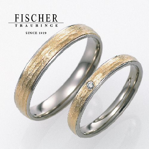 FISCHERフィッシャーの結婚指輪で349シリーズ