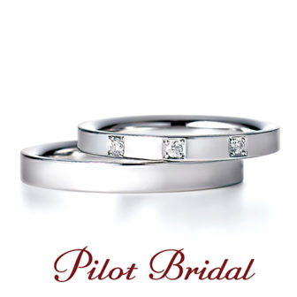 パイロットブライダルの結婚指輪でピュア純粋