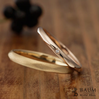 BAUMバウムの結婚指輪でカメリア