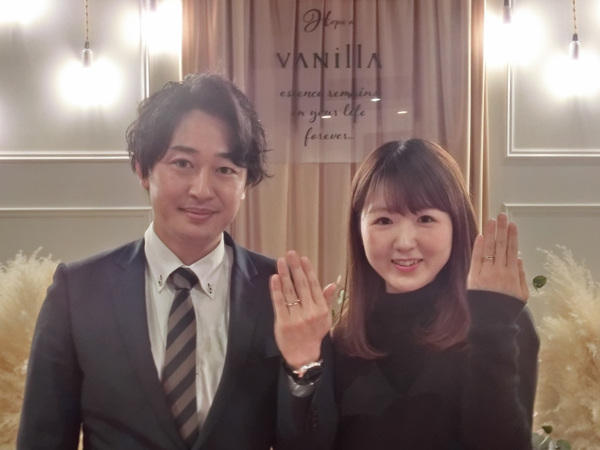 広島県広島市 Yuka Hojo ユカホウジョウ の婚約指輪 Fischer フィッシャー の結婚指輪 ブライダルジュエリーナビ