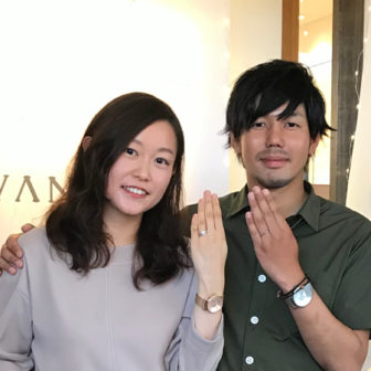 広島県福山市　LoveBond（ラブボンド)の婚約指輪・Mariage ent（マリアージュエント）の結婚指輪