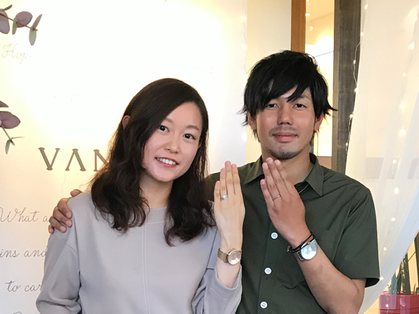広島県福山市　LoveBond（ラブボンド)の婚約指輪・Mariage ent（マリアージュエント）の結婚指輪