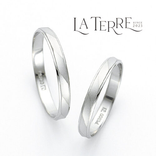 姫路でペアで10万円台で揃う結婚指輪LA TERRE
