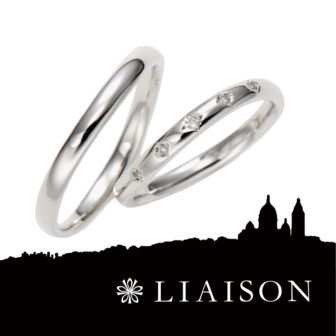 リエゾンの結婚指輪のLS001とLS002