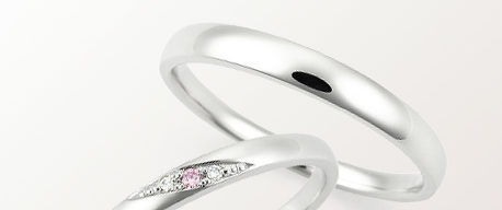 ピンクドルフィンダイヤモンドの結婚指輪でLD00019/00020