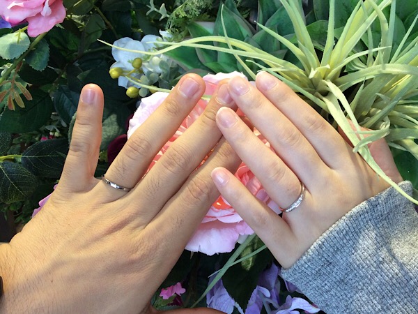 福島県いわき市 ROYAL ASSCHER結婚指輪ご成約のお客様
