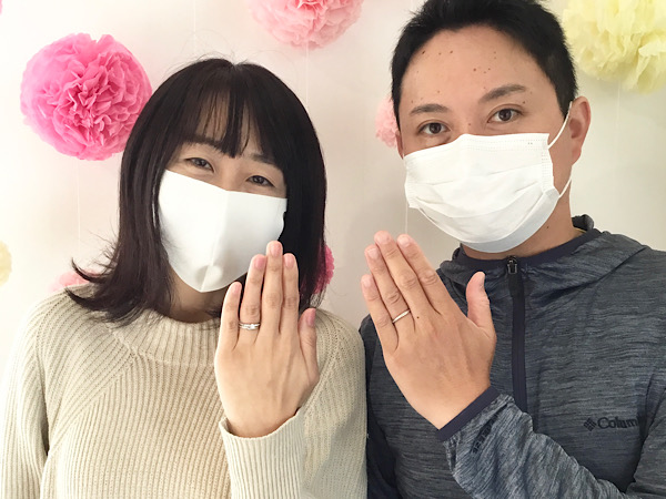 福島県福島市 AFFLUX婚約指輪&結婚指輪ご成約のお客様