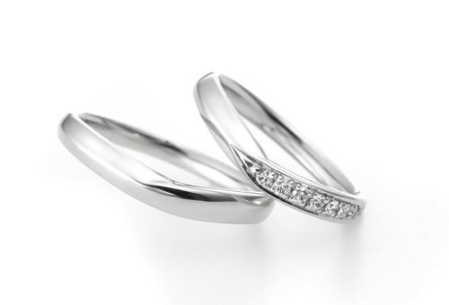 結婚指輪,結婚指輪ラザールダイヤモンド,結婚指輪V字,