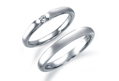 結婚指輪,シンプル結婚指輪,結婚指輪甲丸,