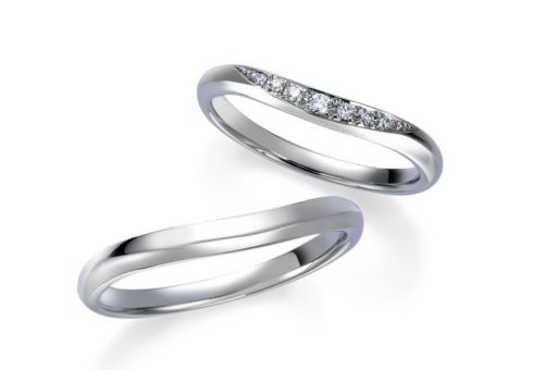 結婚指輪,結婚指輪ラザールダイヤモンド,結婚指輪V字,