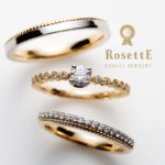 【京都・京田辺市】ゴールド好きに人気なロゼット！クラシカルデザインが魅力的な「ロゼット」の婚約指輪を3つご紹介