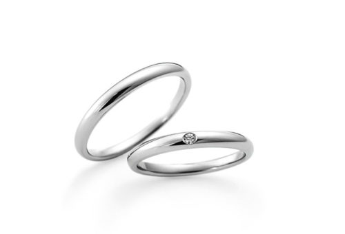 結婚指輪,ラザール結婚指輪,甲丸リング,