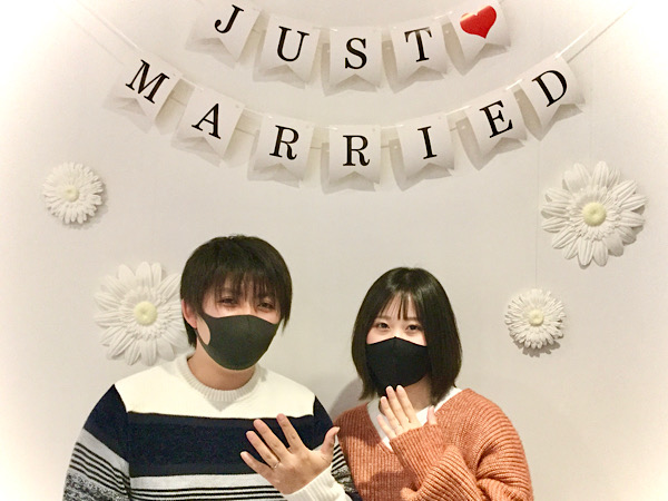 福島県いわき市 AFFLUX結婚指輪ご成約のお客様