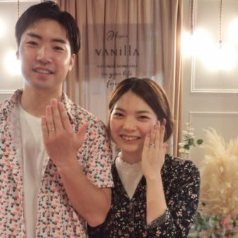 広島県広島市　FISCHER（フィッシャー） の 結婚指輪 をご成約のお客様