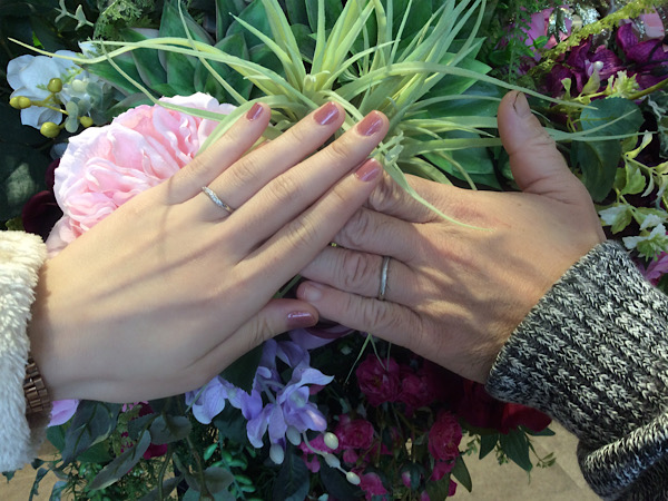 AFFLUX結婚指輪ご成約のお客様
