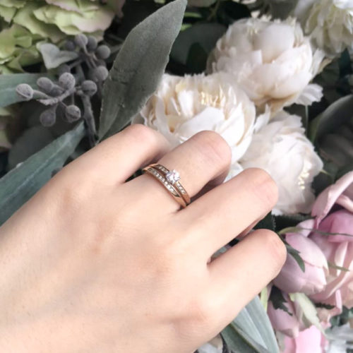 RosettEロゼットの婚約指輪と結婚指輪ブリーズ