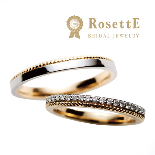 福島市 個性的な結婚指輪 クラシカルでオシャレな指輪が揃うrosetteーロゼットー ブライダルジュエリーナビ