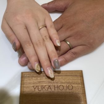 明石市｜ユカホウジョウYUKAHOJOの結婚指輪をご成約頂きました