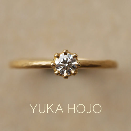 奈良で人気の婚約指輪でYUKAHOJOのカプリ