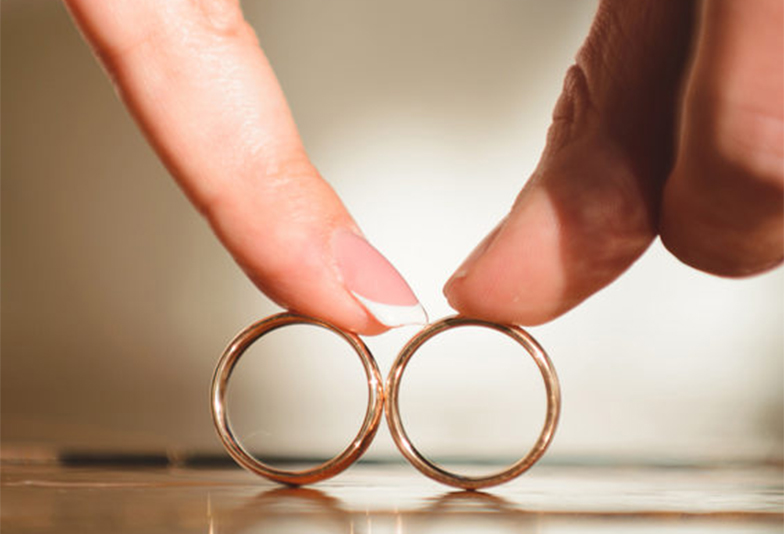 結婚指輪　シンプル