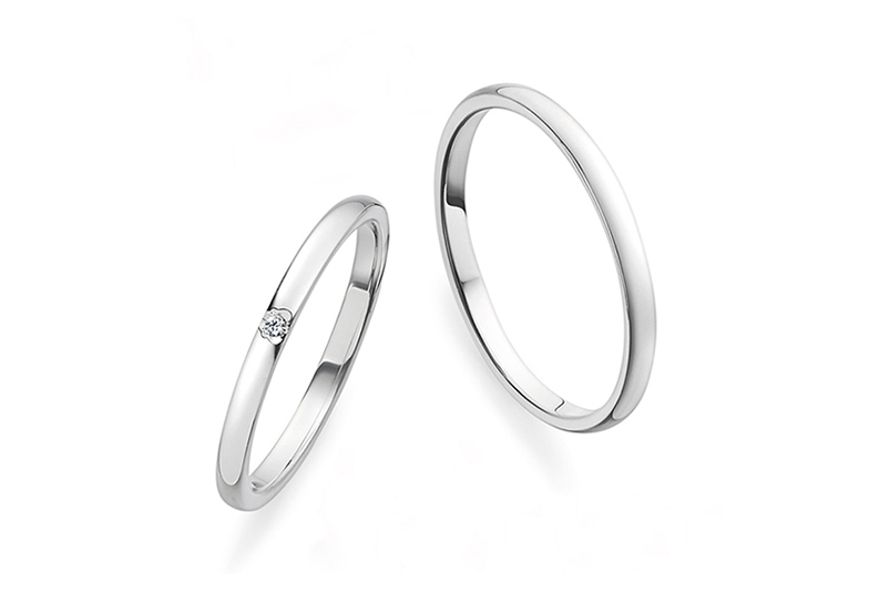 浜松市結婚指輪シンプル