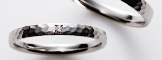 鍛造製法の和歌山で人気のロゼットエスピーの結婚指輪で奇跡