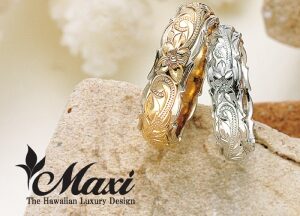 Maxi結婚指輪ハワイアンジュエリーならgarden本店
