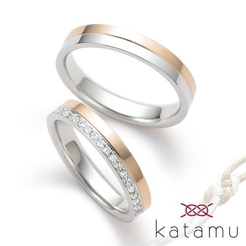 大阪・心斎橋でオススメの和ブランドkatamuの結婚指輪八千代