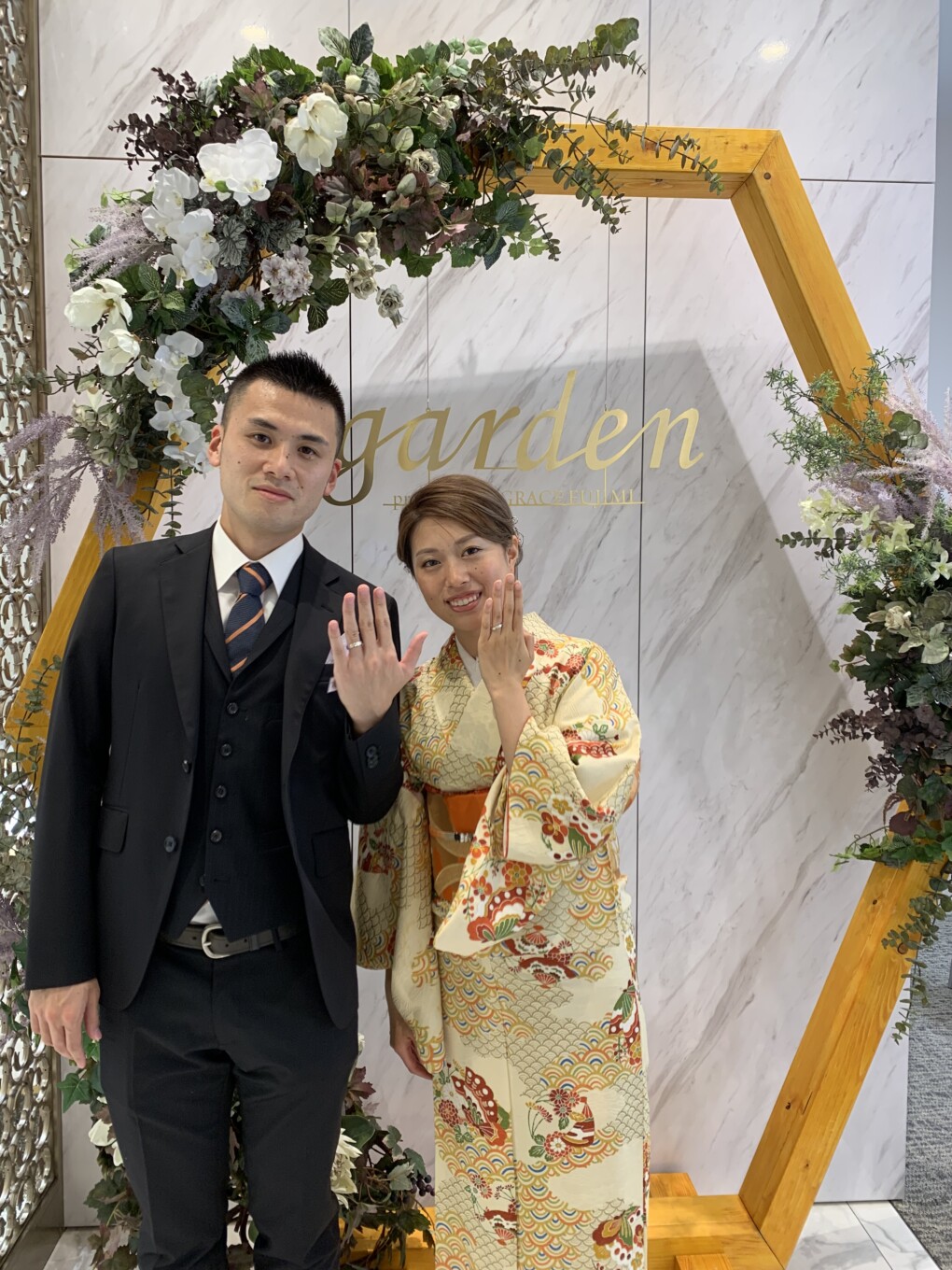 京都市｜ハワイアンジュエリー マイレの結婚指輪をご成約いただきました