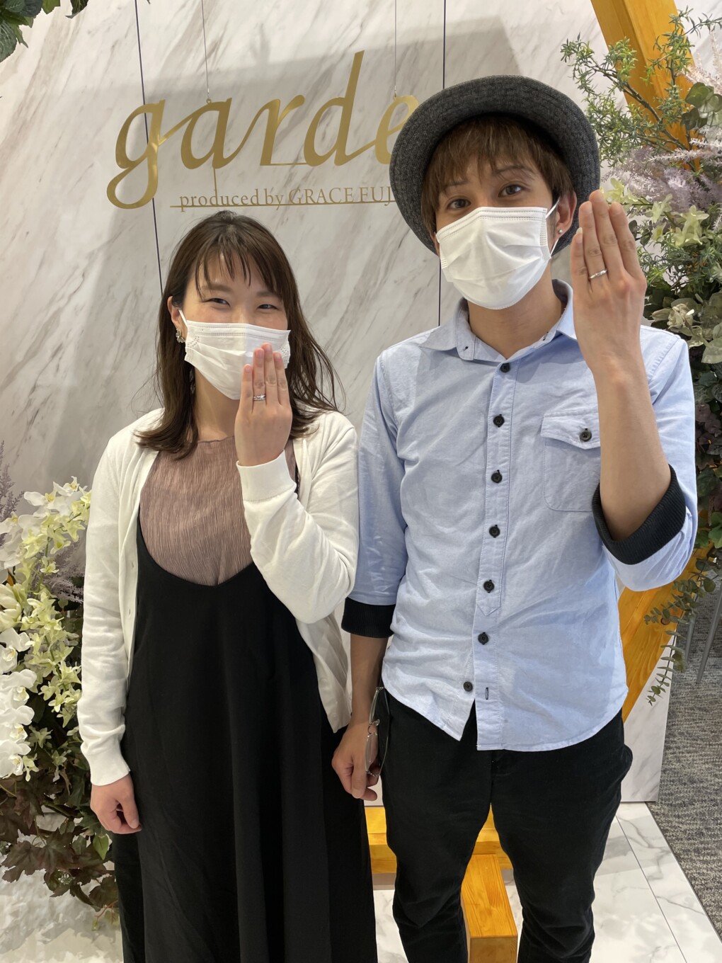 滋賀県大津市｜ロゼットの婚約指輪・マリアージュエントの結婚指輪をご成約いただきました