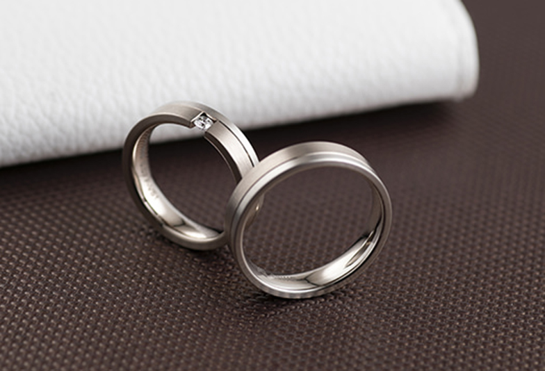 静岡市結婚指輪　鍛造