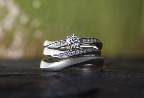 彩乃端婚約指輪、結婚指輪