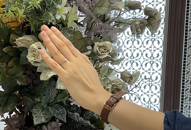 奈良県奈良市・京都市西京区｜リトルガーデンの婚約指輪をご成約いただきました