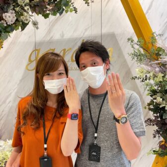 京都市・伏見区｜アフターサービスも充実したマリアージュ・エントの結婚指輪をご成約いただきました