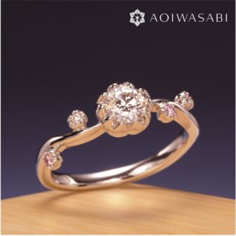 和歌山で桜の婚約指輪
