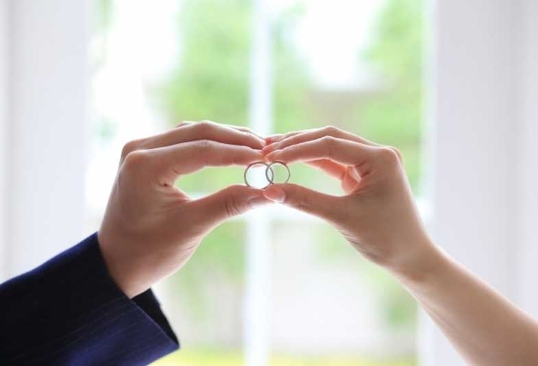 和歌山でキラキラの結婚指輪