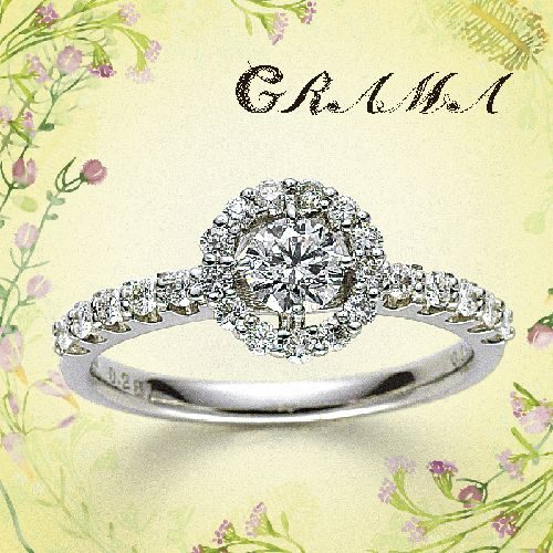 グラマの婚約指輪でジャスミン