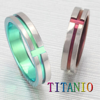 チタンの結婚指輪でティタニオ4
