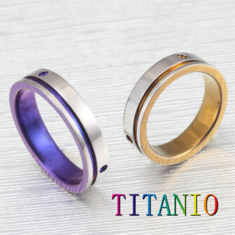 チタンの結婚指輪でティタニオ５